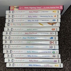 Baby Einstein learning dvd’s